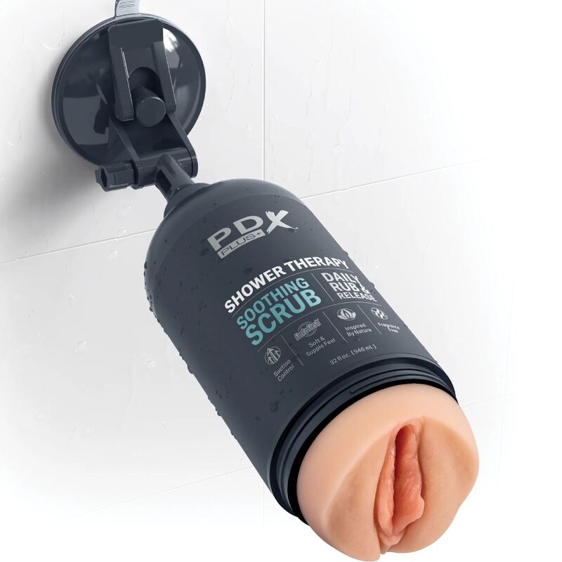 Pdx Plus Shampoo Scrub Lenitivo Stroker Dal Design Discreto - Dispositivo per uomo - vista laterale