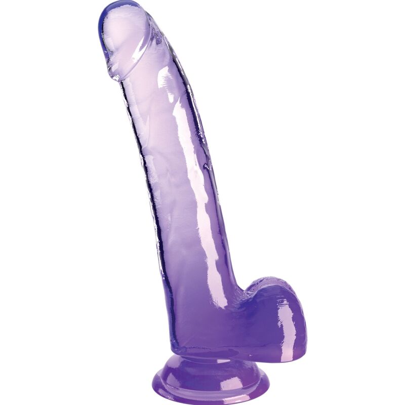 King Cock Clear - Accessorio intimo, colore testicoli 20.3 viola