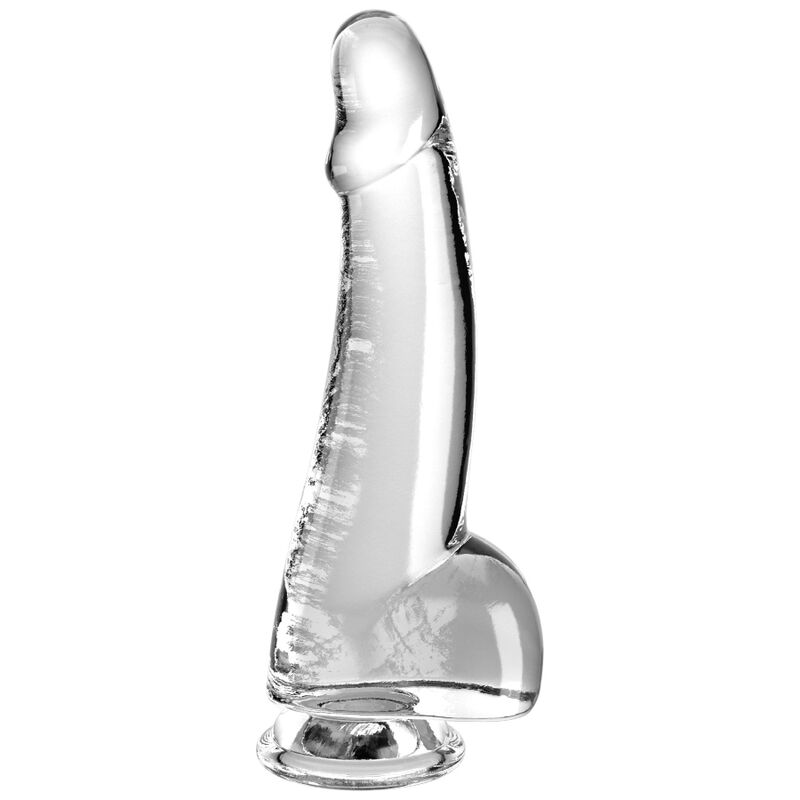 King Cock Clear - Accessorio intimo, colore testicoli 15.2 trasparente