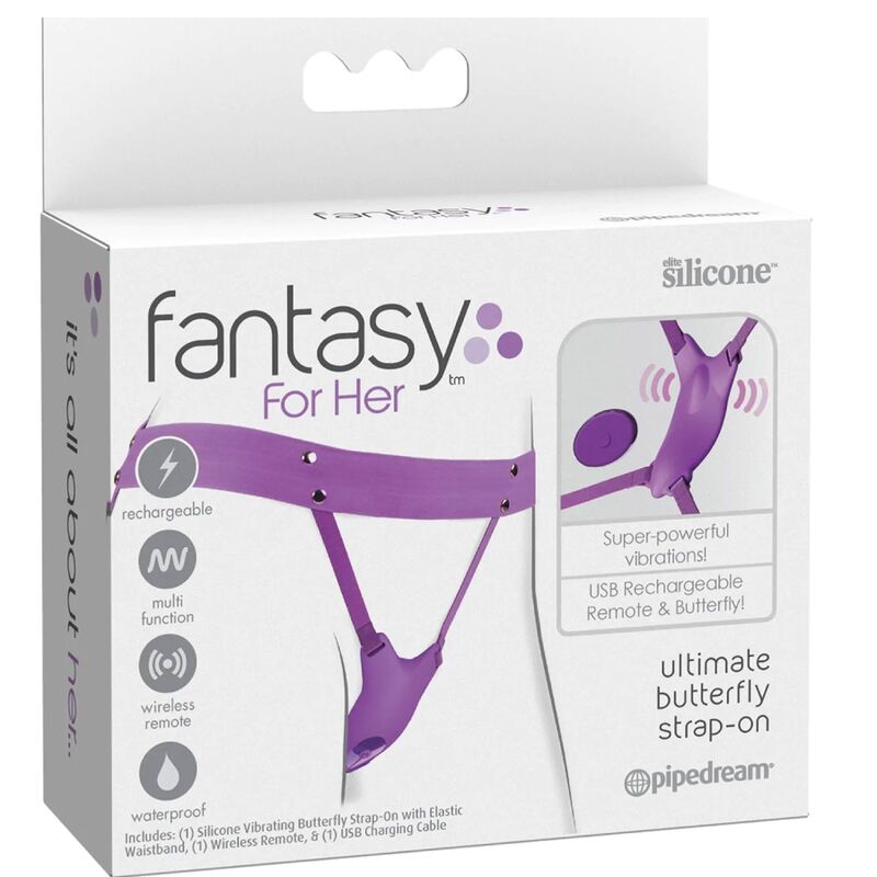 Fantasy For Her Pettorina - Massaggiatore con telecomando - in mano per le dimensioni