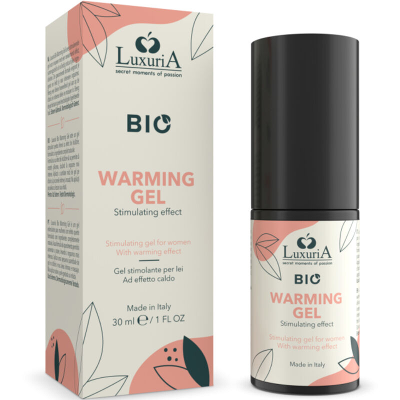 Intimateline Luxuria Gel Bio Effetto Calore 30 ml - Lubrificante, kit da 3
