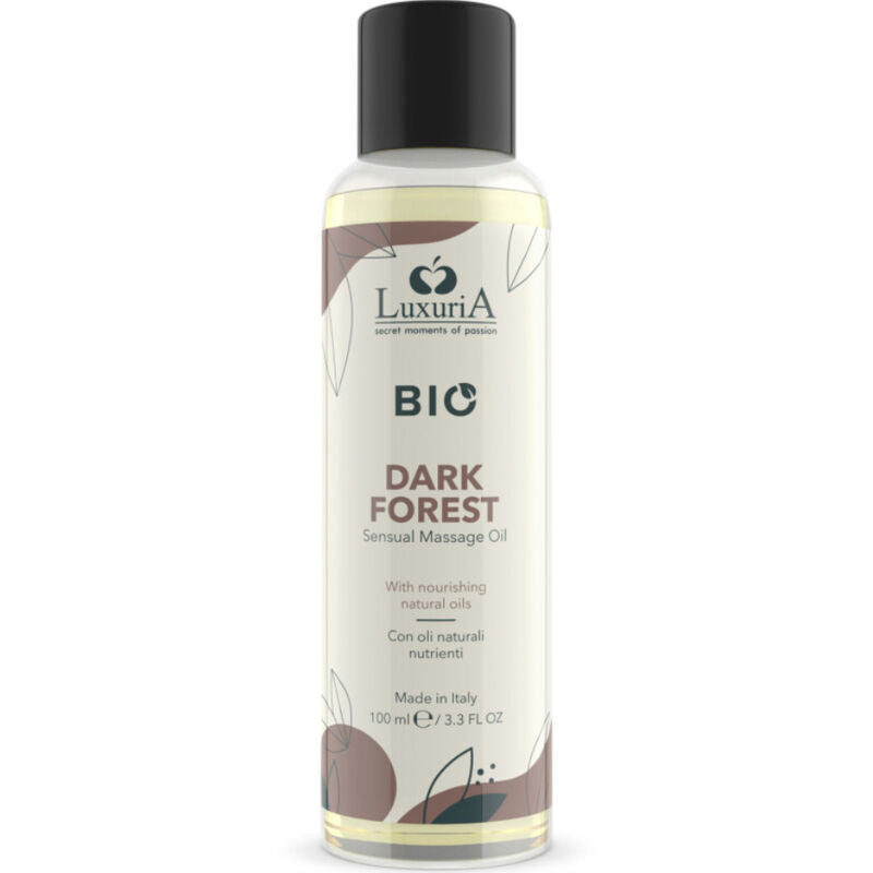 Intimateline Luxuria Bio Foresta Oscura 100 ml - Olio da massaggio, kit da 3