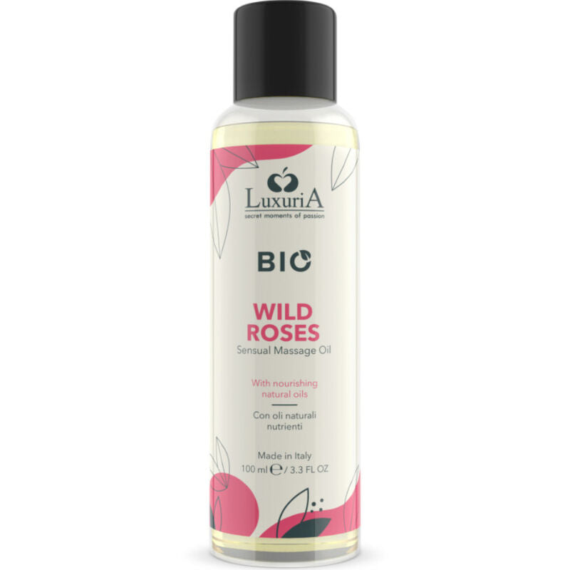 Intimateline Luxuria Bio Alla 100 ml - Olio da massaggio, kit da 3