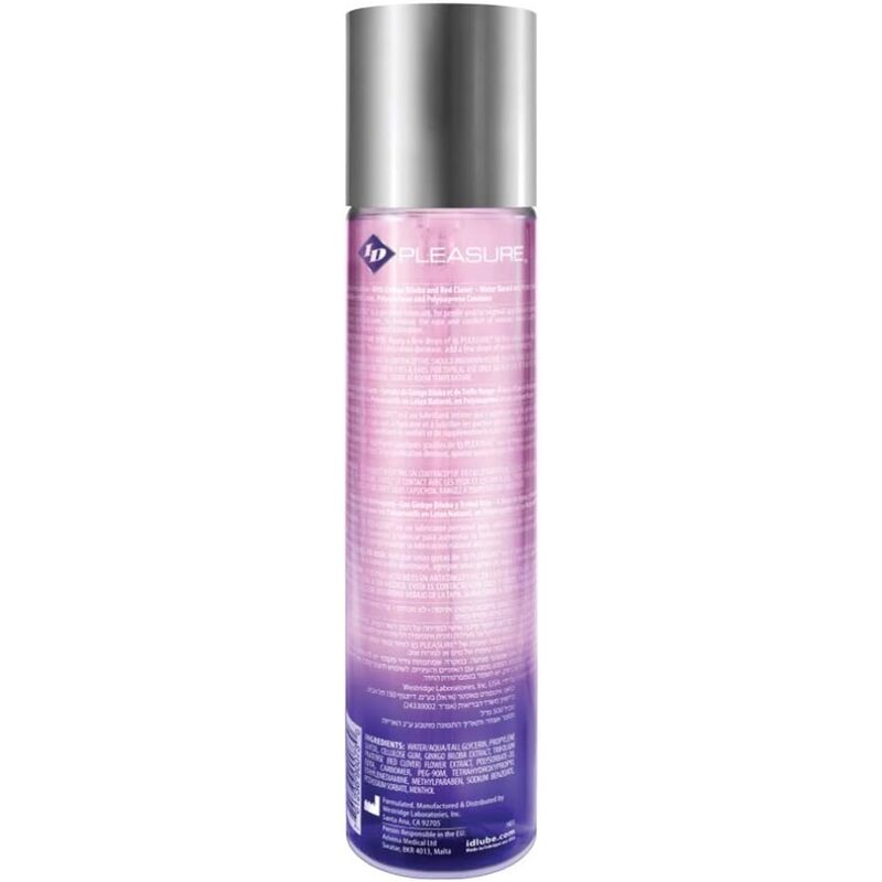 Id Pleasure Sensazione Tinging 500 ml - Lubrificante, kit da 3 - vista laterale