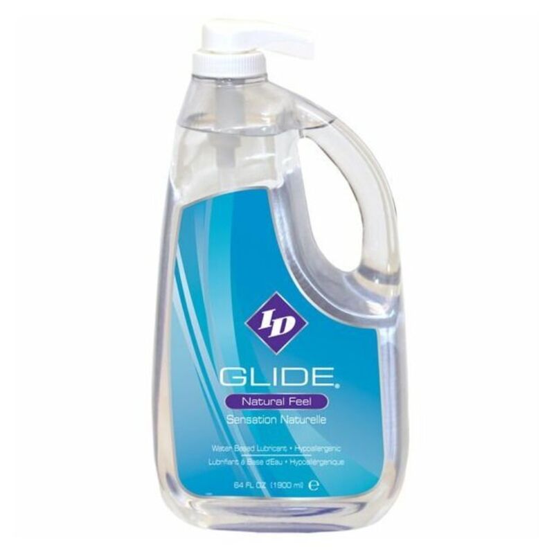 Id Glide + Natural Feel Ipoallergenico 1900 ml - Lubrificante, kit da 3