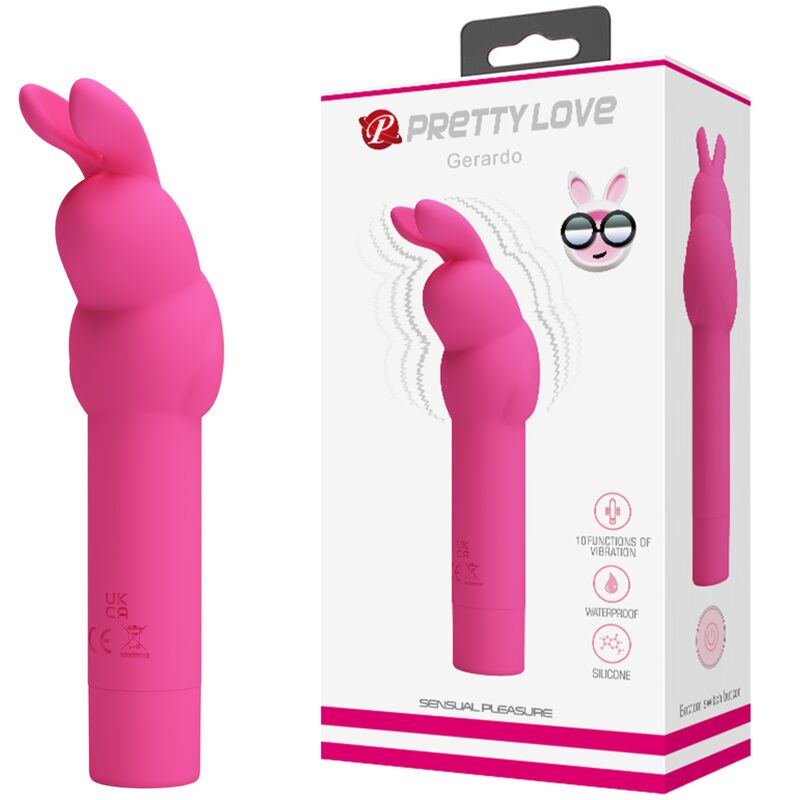 Pretty Love Gerardo Fuschia - Mini massaggiatore - retro
