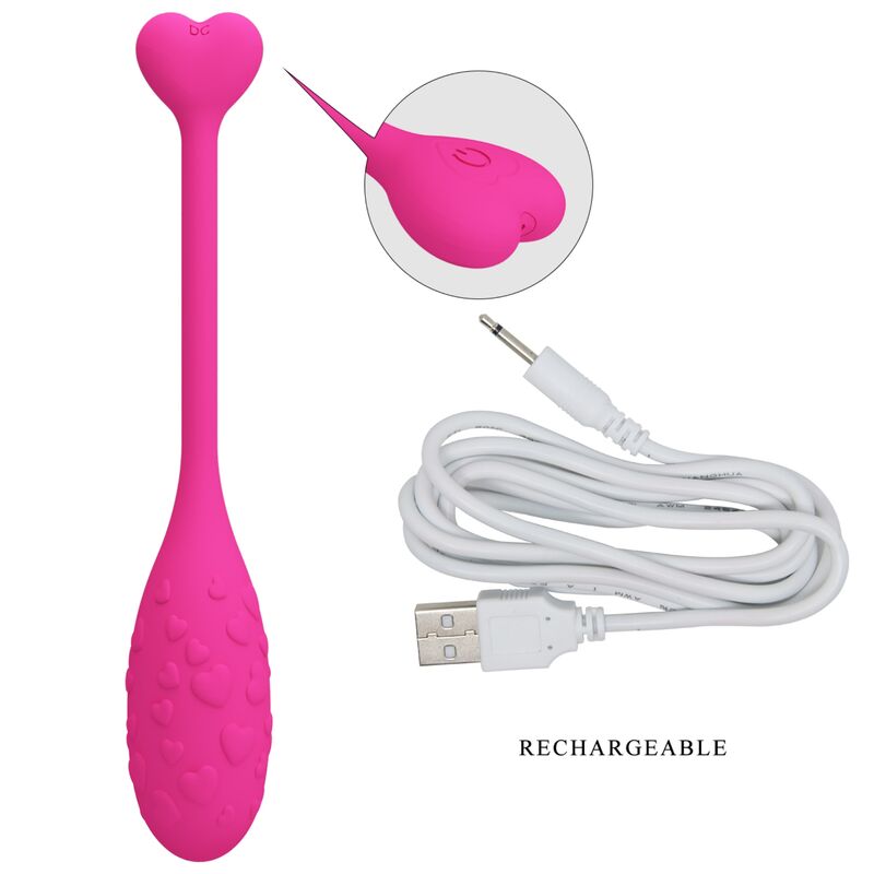 Pretty Love Fisher Controllato - Massaggiatore con app - in mano per le dimensioni
