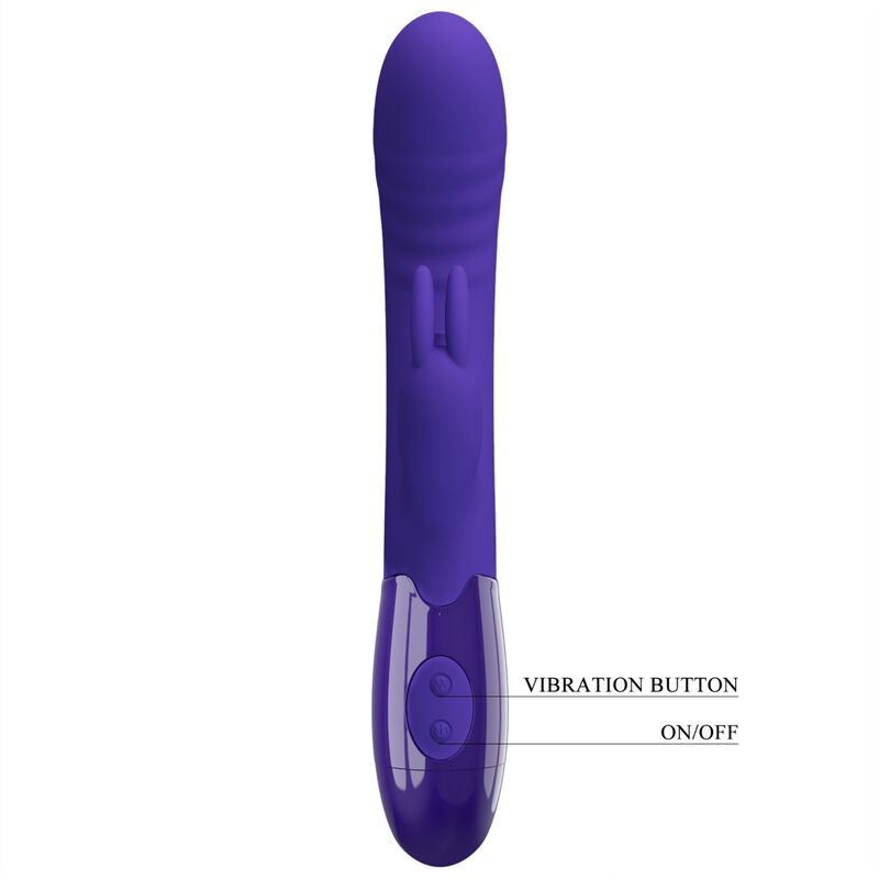 Pretty Love Violetto Cerberus Youth - Massaggiatore doppio - vista frontale