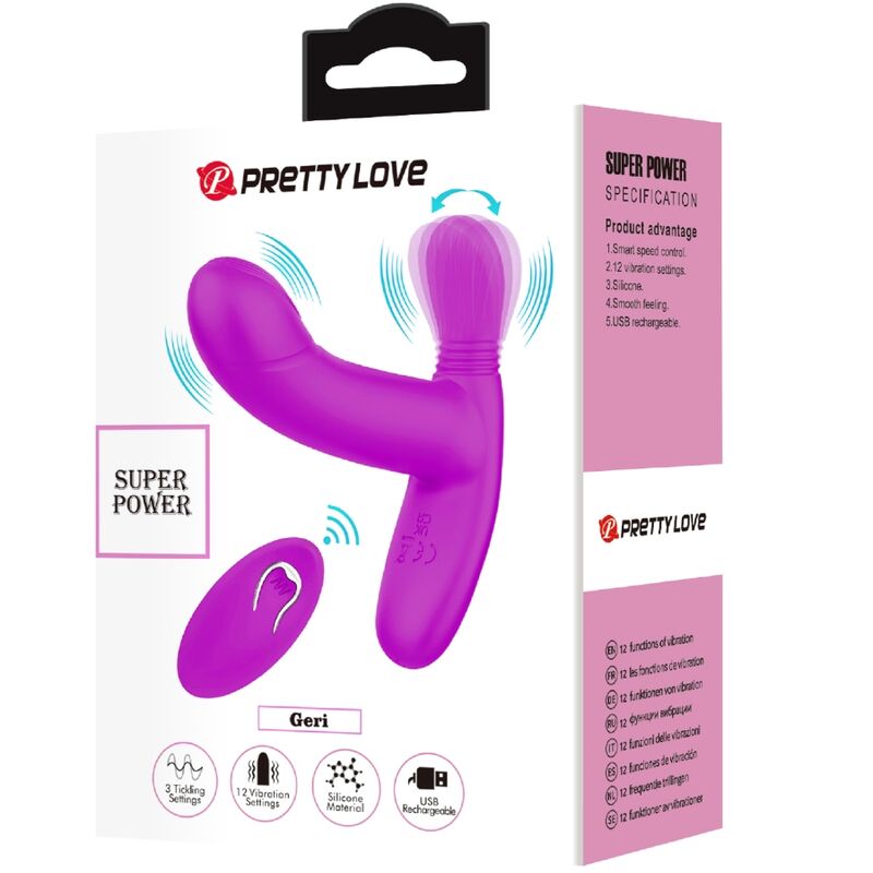 Pretty Love Geri - Massaggiatore con telecomando - nella confezione