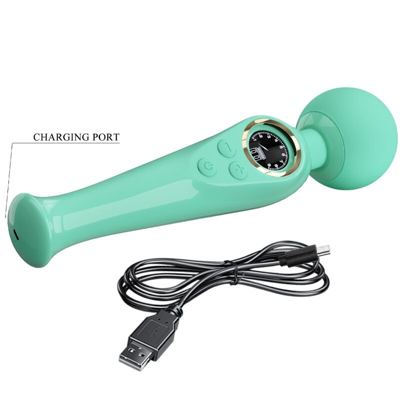 Pretty Love Bacchetta - Massaggiatore, colore verde skyler - retro