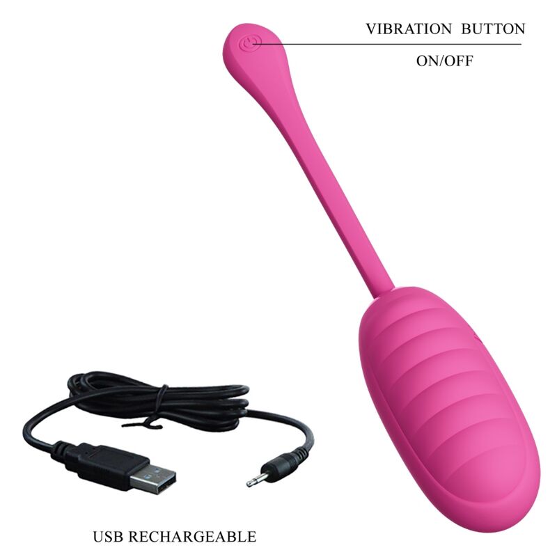 Pretty Love Catalina - Ovetto massaggiante, colore rosa - in mano per le dimensioni