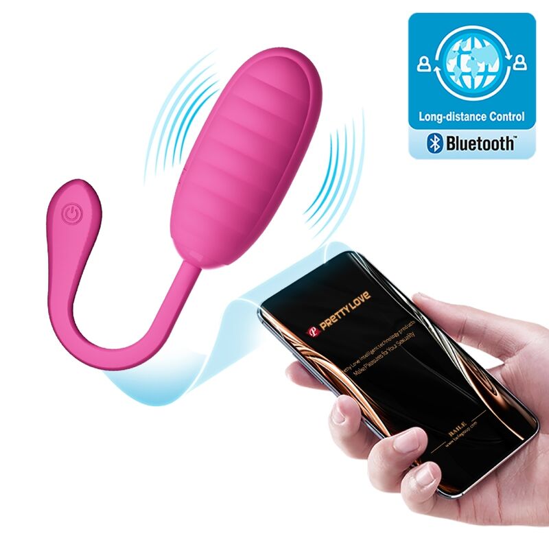 Pretty Love Catalina - Ovetto massaggiante, colore rosa - in mano per le dimensioni
