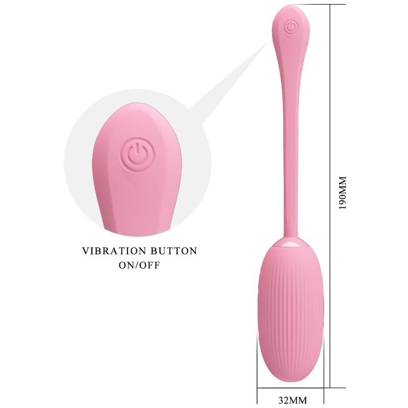 Pretty Love Doreen - Ovetto massaggiante, colore pink - nella confezione