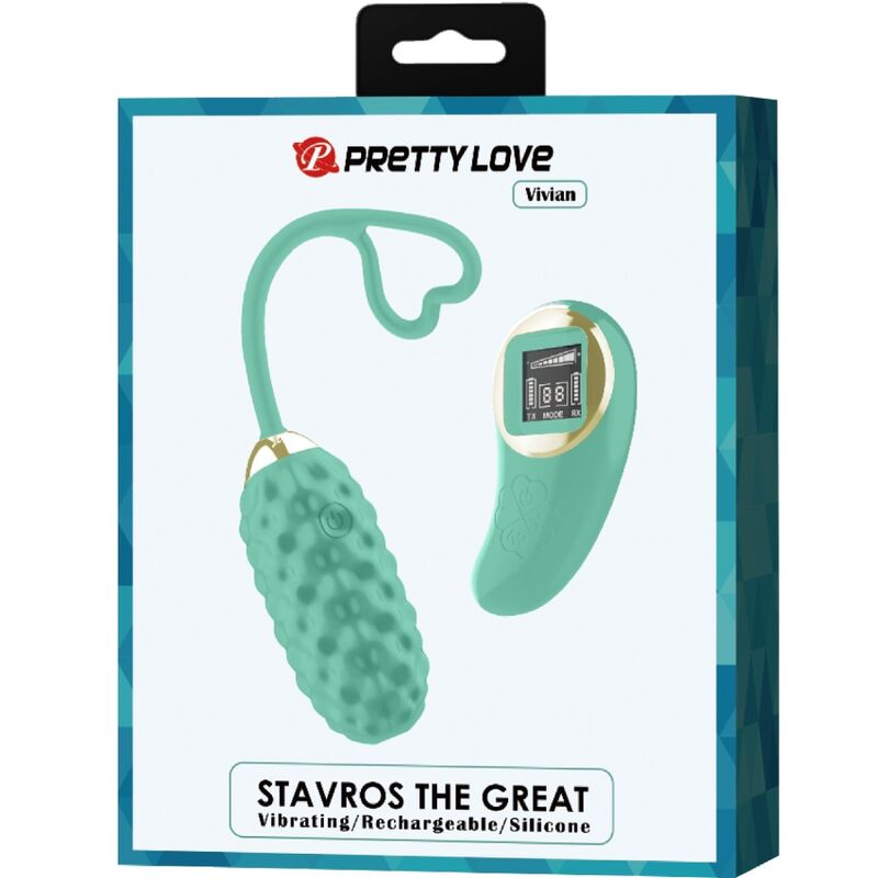 Pretty Love Vivian - Ovetto massaggiante, colore verde - dettaglio
