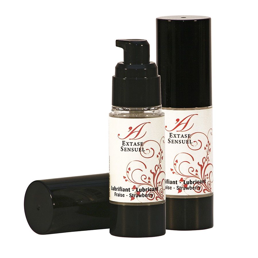 Extase Sensual Alla Fragola 30 ml - Lubrificante, kit da 3