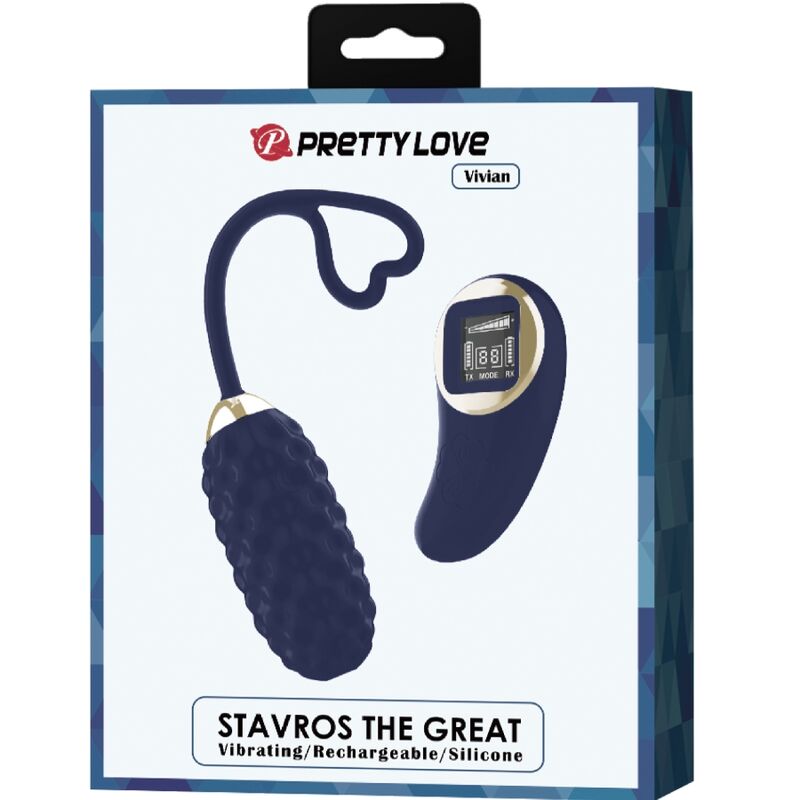 Pretty Love Vivian - Ovetto massaggiante, colore blu - dettaglio