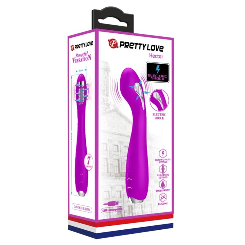 Pretty Love Elettroshock - Massaggiatore curvo - vista laterale