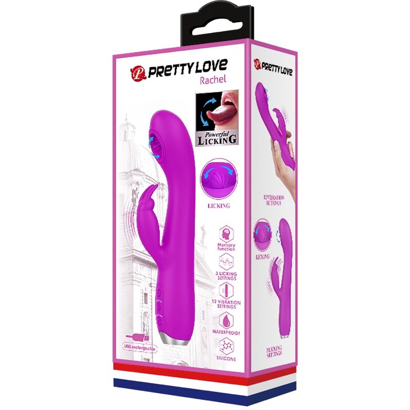 Pretty Love Rachel - Massaggiatore doppio - nella confezione