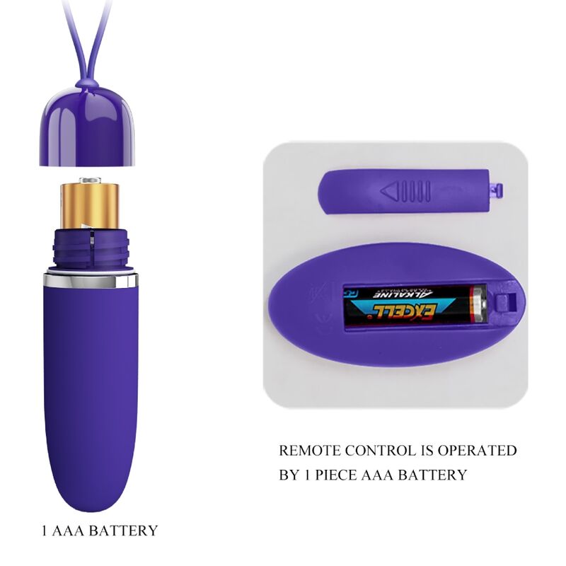 Pretty Love Bullet - Massaggiatore con telecomando, colore standard - in mano per le dimensioni