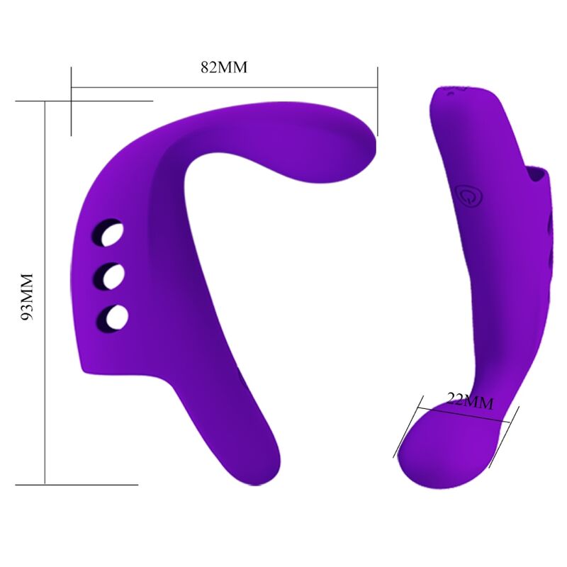 Pretty Love Dita - Accessorio intimo, colore gorgon viola - vista frontale