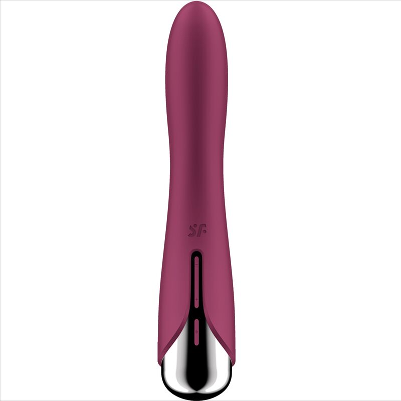 Satisfyer Rotatore Spinning Vibe 1 - Massaggiatore curvo, colore rosso - dettaglio