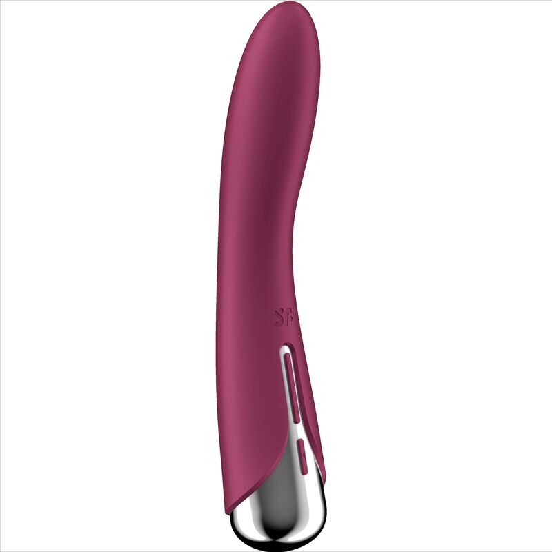Satisfyer Rotatore Spinning Vibe 1 - Massaggiatore curvo, colore rosso