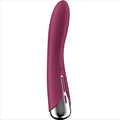 Satisfyer Rotatore Spinning Vibe 1 - Massaggiatore curvo, colore rosso