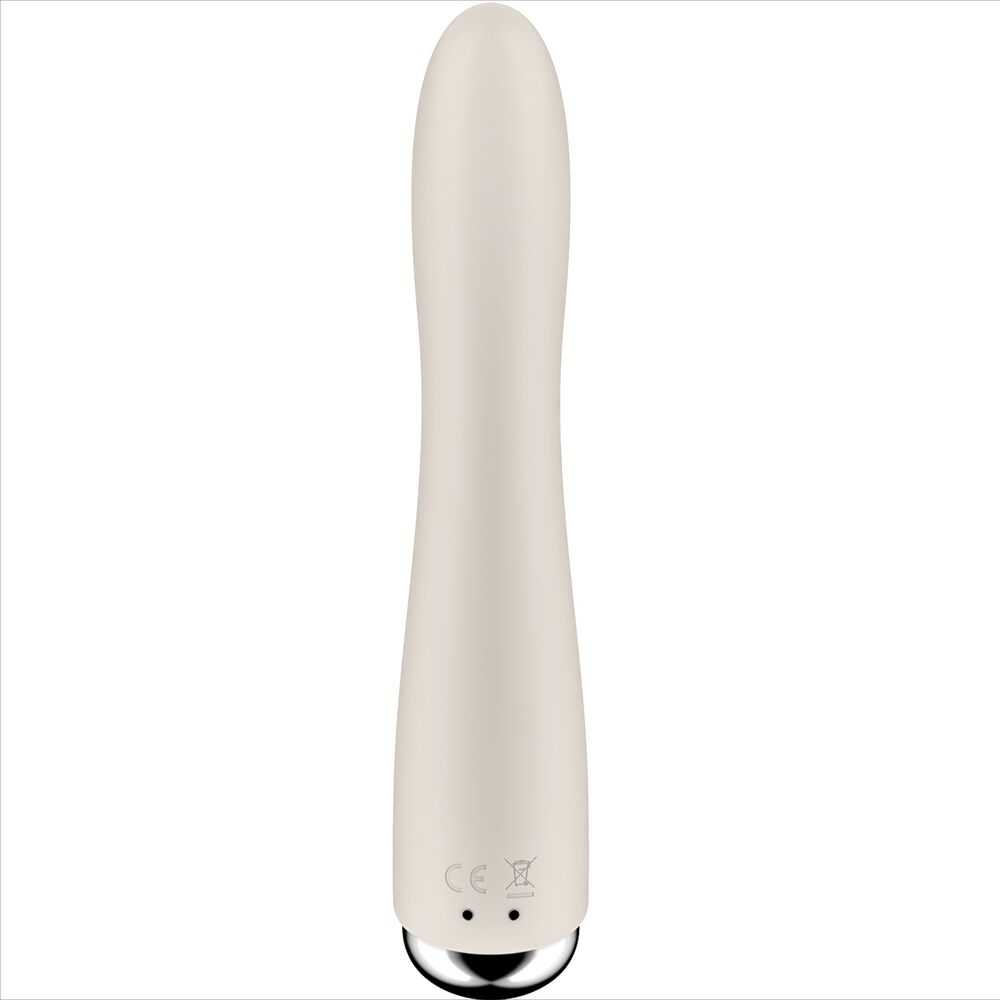 Satisfyer Rotatore Spinning Vibe 1 - Massaggiatore curvo, colore beige - dettaglio
