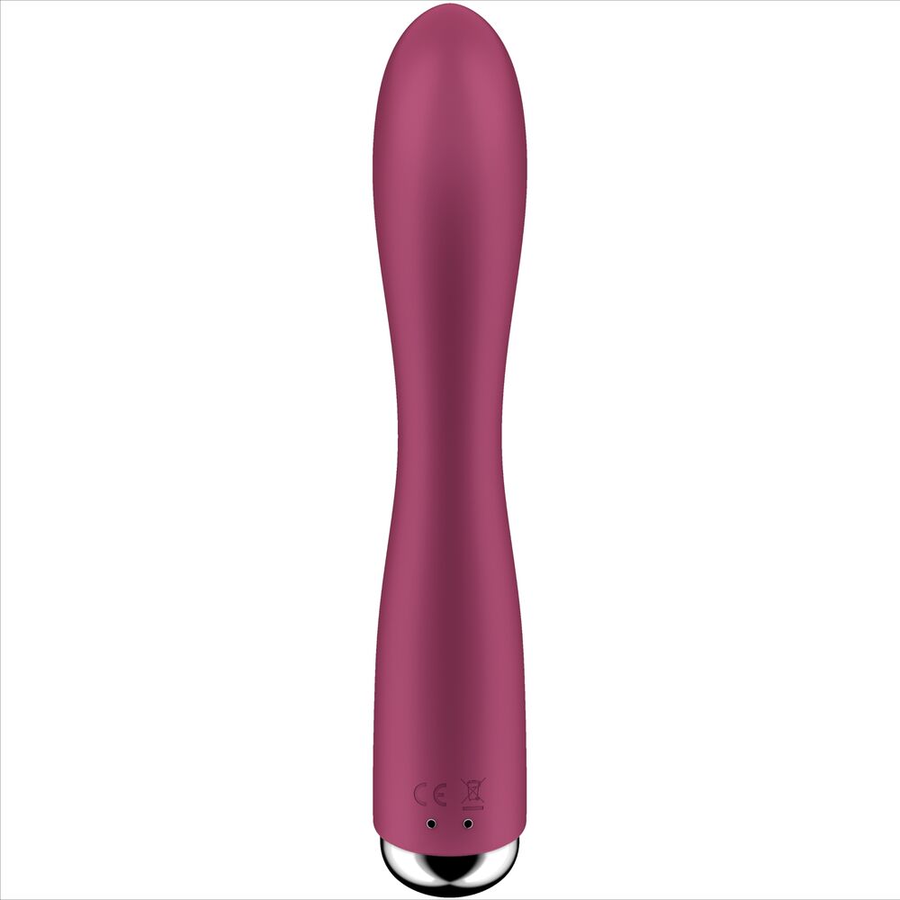 Satisfyer Spinning - Massaggiatore doppio, colore rosso - dettaglio