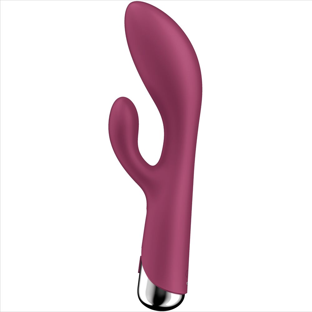 Satisfyer Spinning - Massaggiatore doppio, colore rosso - nella confezione