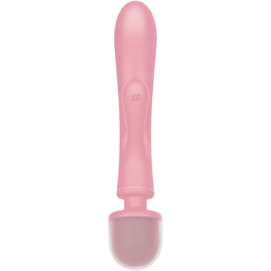 Satisfyer Triple Lover - Massaggiatore wand, colore rosa - nella confezione