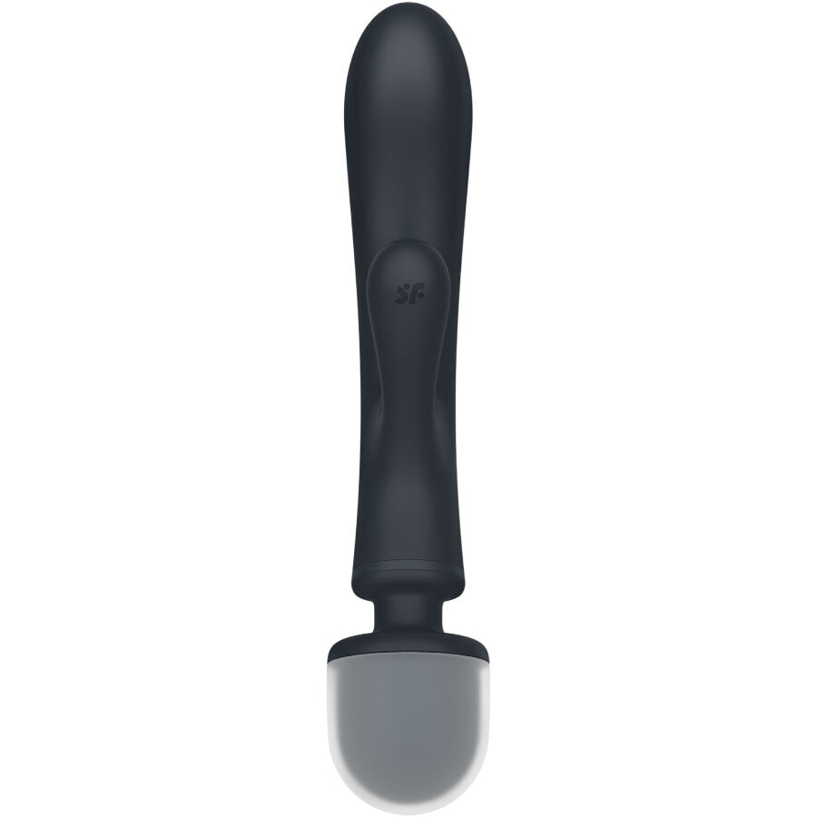 Satisfyer Triple Lover - Massaggiatore wand, colore grigio - nella confezione