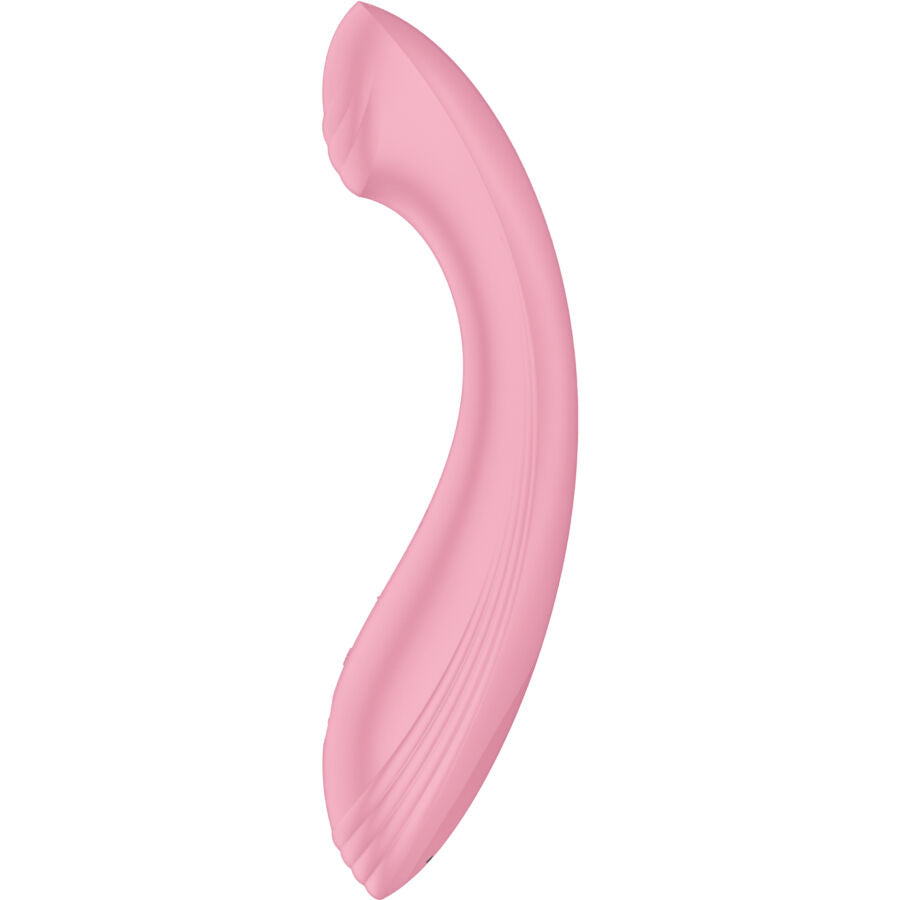 Satisfyer Force - Massaggiatore esterno, colore rosa - vista laterale