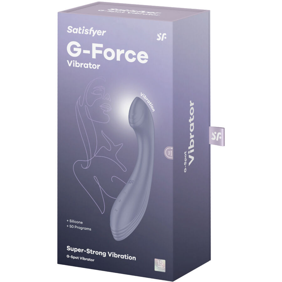 Satisfyer Force - Massaggiatore esterno, colore viola - retro