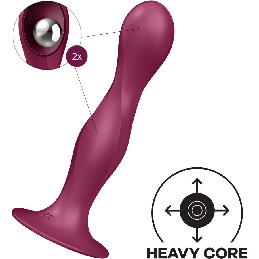 Satisfyer Palla Granato - Accessorio intimo, colore granata - dettaglio