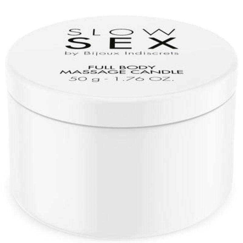 Bijoux Indiscrets Slow Sex Candela 50 g - Olio da massaggio, kit da 3 - vista laterale
