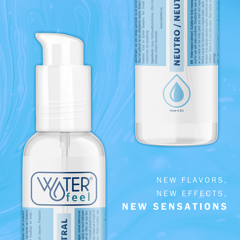 Waterfeel Naturale 175 ml - Lubrificante, kit da 3 - retro