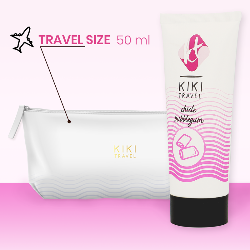 Kikí Travel Fragola Gum 50 ml - Lubrificante, kit da 3 - dettaglio