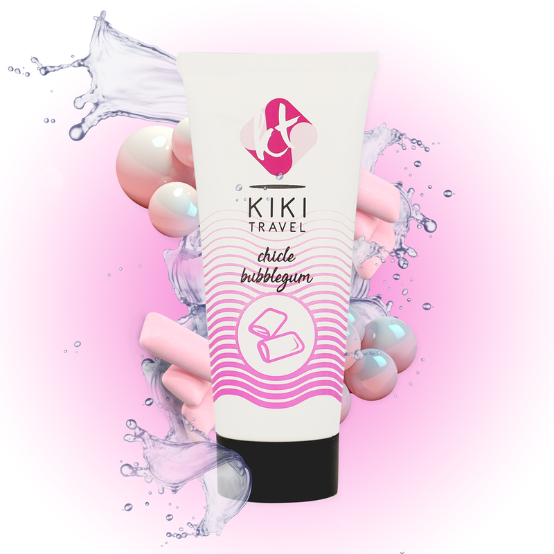 Kikí Travel Fragola Gum 50 ml - Lubrificante, kit da 3