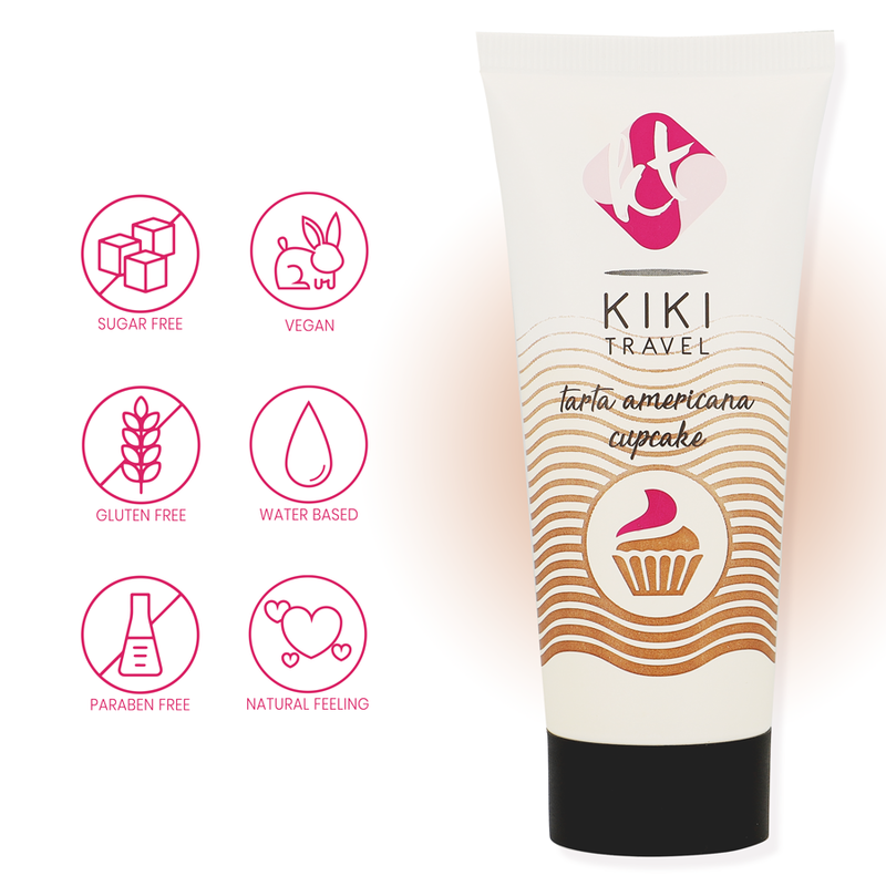 Kikí Travel Cupcake 50 ml - Lubrificante, kit da 3 - nella confezione