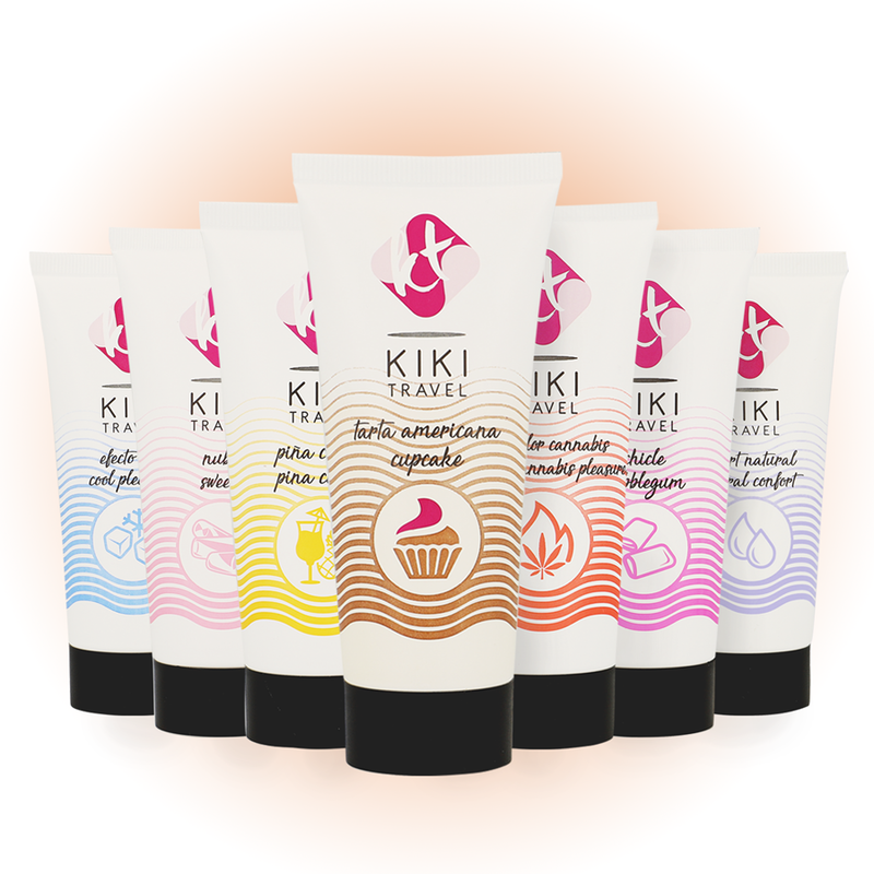 Kikí Travel Cupcake 50 ml - Lubrificante, kit da 3 - vista laterale
