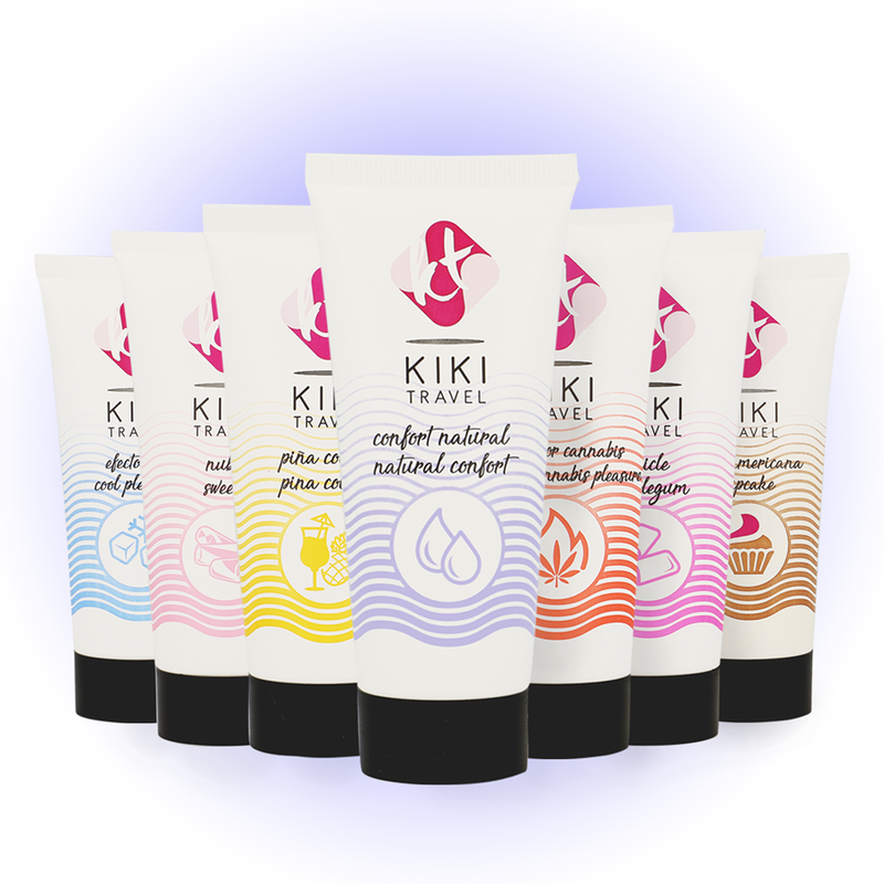Kikí Travel Confort 50 ml - Lubrificante, kit da 3 - vista laterale