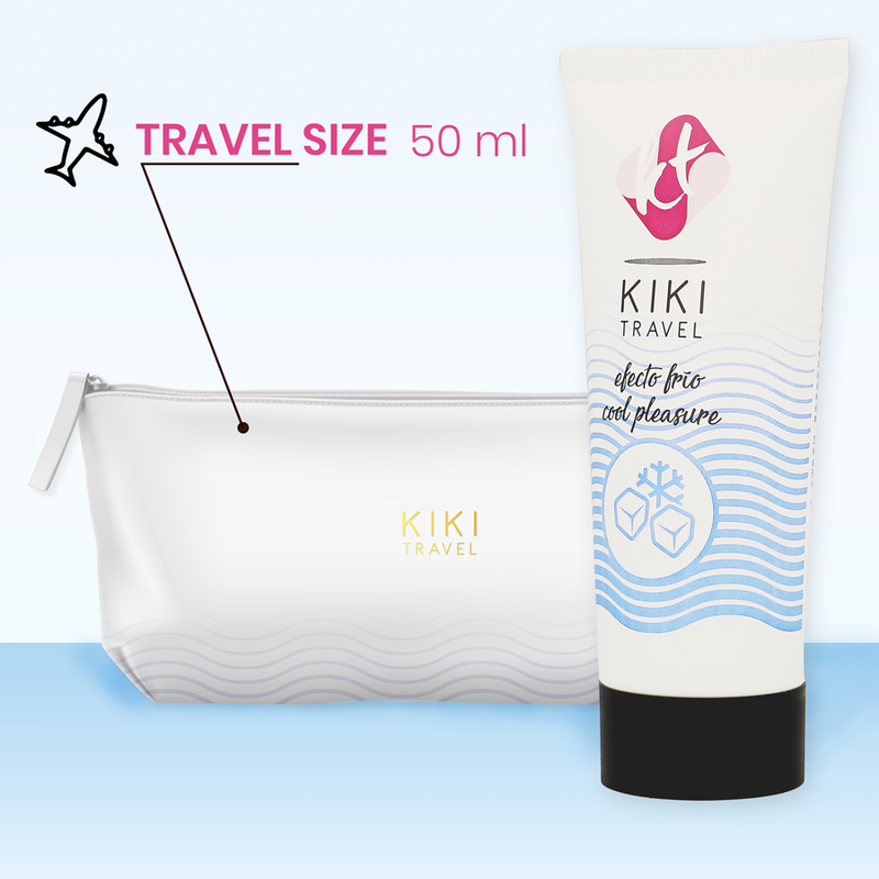 Kikí Travel Effetto Raffreddante 50 ml - Lubrificante, kit da 3 - dettaglio