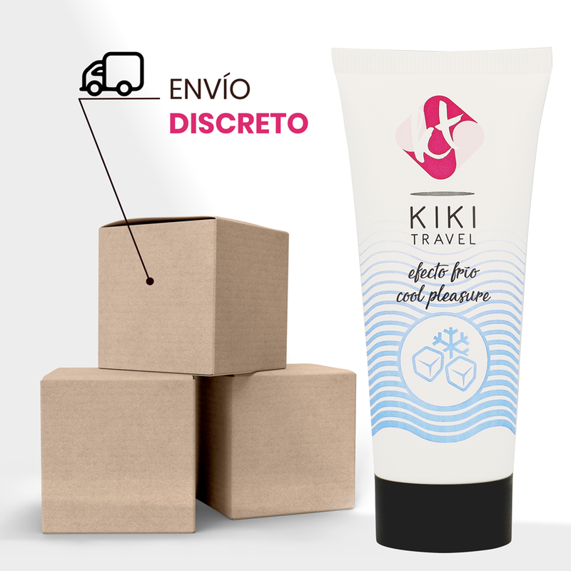 Kikí Travel Effetto Raffreddante 50 ml - Lubrificante, kit da 3 - dettaglio