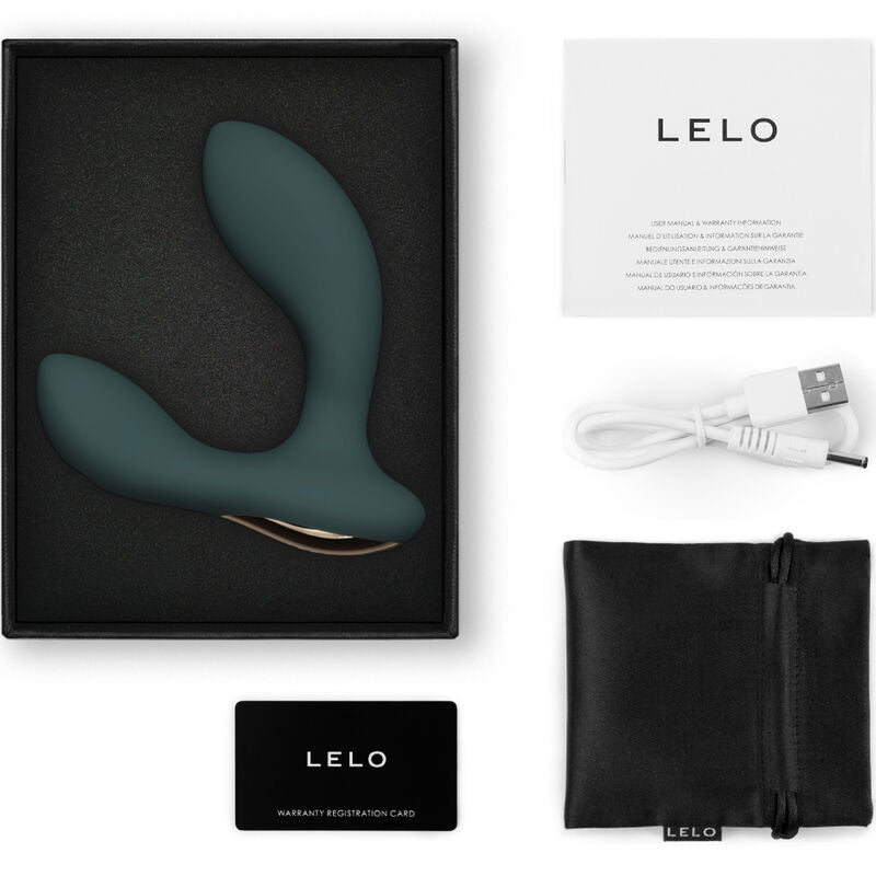 LELO Prostatico Hugo 2 - Accessorio intimo, colore verde - vista laterale