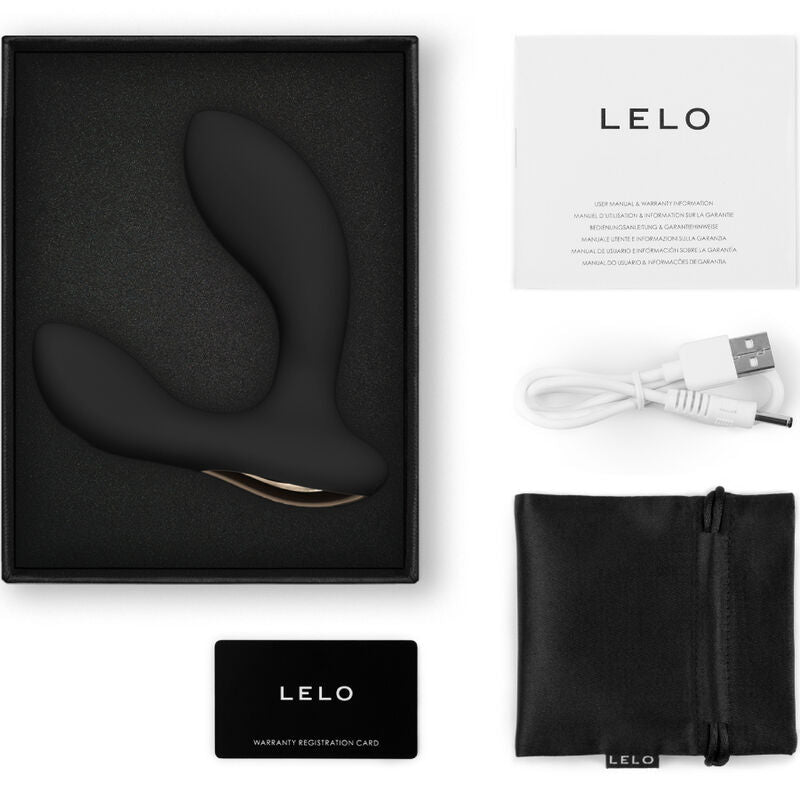 LELO Prostatico Hugo 2 - Accessorio intimo, colore nero - vista laterale