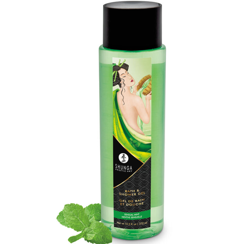 Shunga Gel Bagno Doccia Sensuale Menta 370 - Accessorio intimo