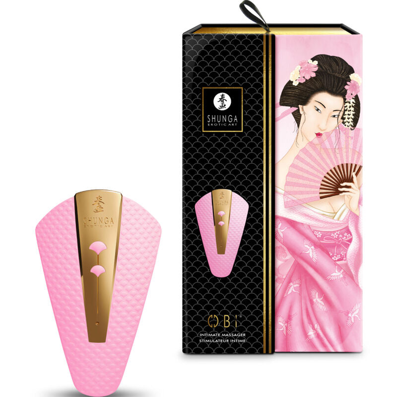 Shunga Obi - Massaggiatore esterno, colore rosa - nella confezione