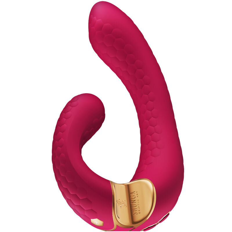 Shunga Miyo - Massaggiatore curvo, colore fucsia