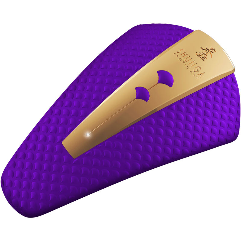 Shunga Obi - Massaggiatore esterno, colore viola - vista laterale